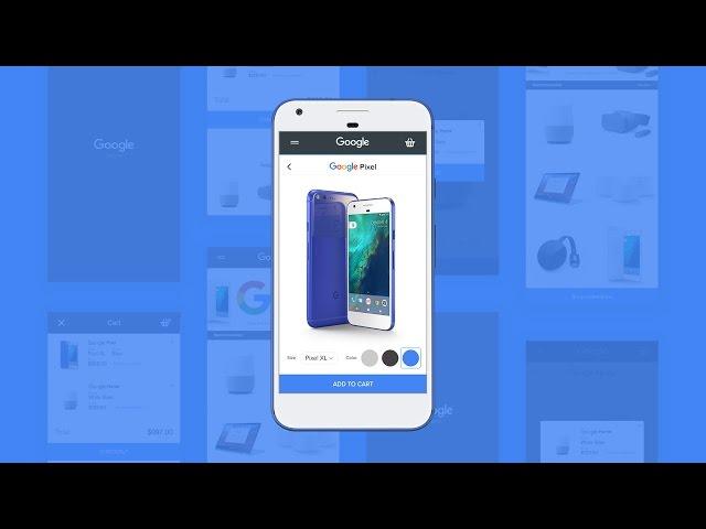 Mobile Web Design - Ecommerce Site | Google Store - in Adobe Xd