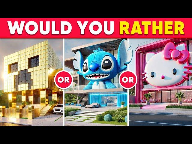 Would You Rather - Build Your Magical Dream House  Daily Quiz