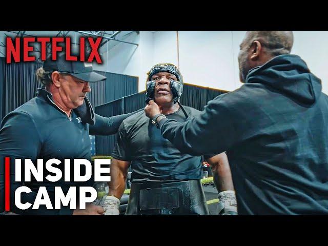 NETFLIX UNCUT: Mike Tyson INTENSE Training Session Preparing For Jake Paul