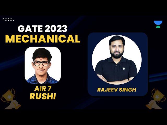 RAJEEV Sir in conversation with GATE 2023 AIR 7 RUSHI KARIYA