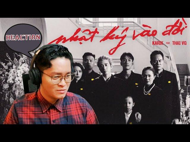 KARIK - NHẬT KÝ VÀO ĐỜI (FEAT. THAI VG) | OFFICIAL MUSIC VIDEO | HPH Reaction