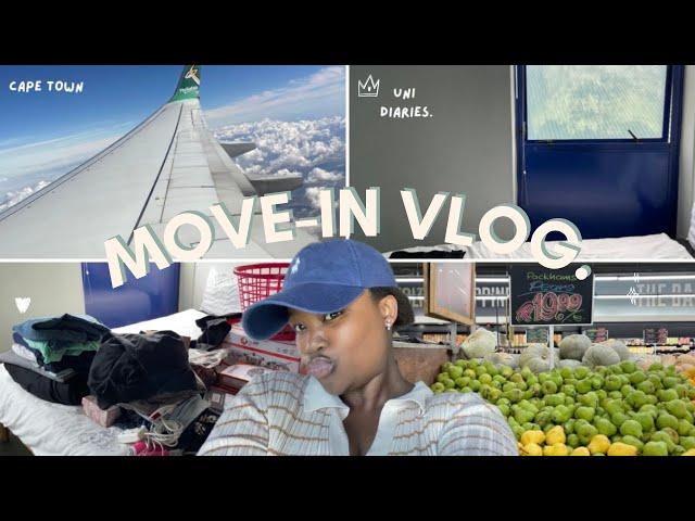 uni diaries: university move-in vlog,cput student| SA Youtuber.