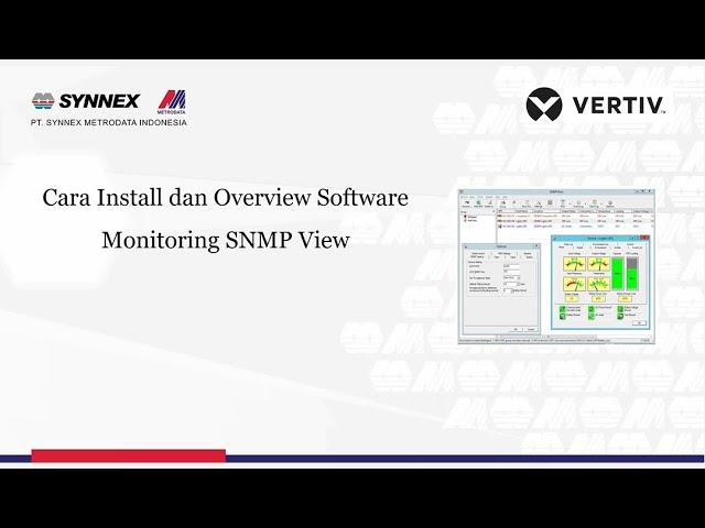 Cara Install dan Overview Software Monitoring SNMPView