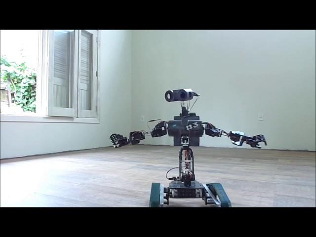 Johnny 5-like robot (aka "MDi #3"): remote controlled routine