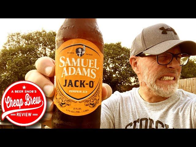 Sam Adams Jack-O Pumpkin Ale Fall Beer Review Revisit 2024 by A Beer Snob's Cheap Brew Review