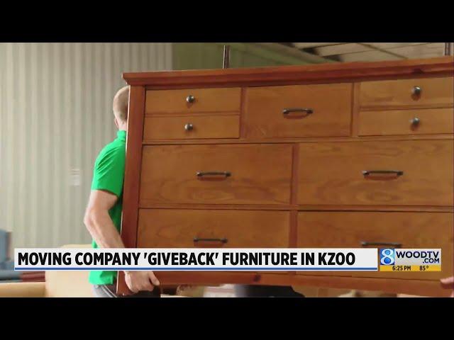 Kalamazoo moving company gives away furniture to the community