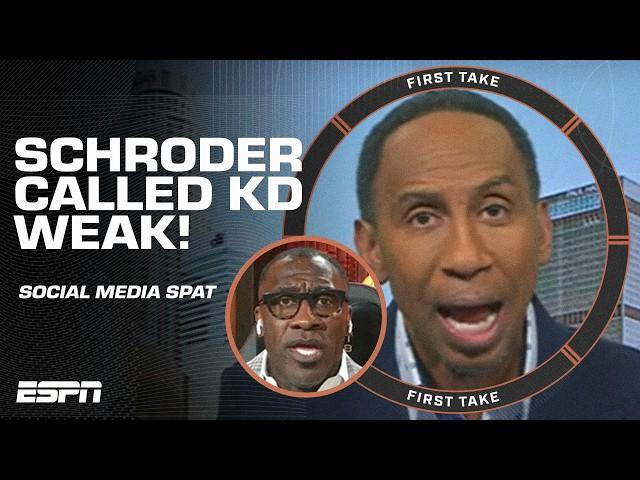 Dennis Schroder called Kevin Durant WEAK  Stephen A. & Shannon Sharpe SOUND OFF ️ | First Take