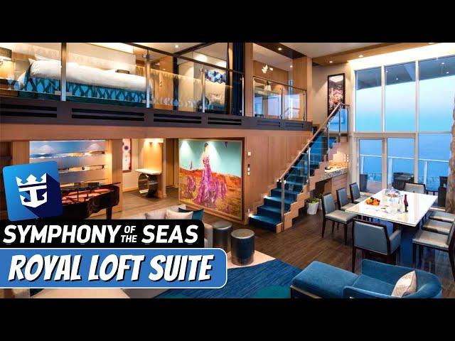 Symphony of the Seas | Royal Loft Suite Full Tour & Review 4K | Royal Caribbean Cruise Line