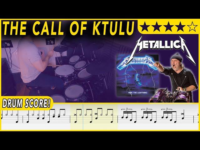 The Call Of Ktulu - Metallica | DRUM SCORE Sheet Music Play-Along | DRUMSCRIBE