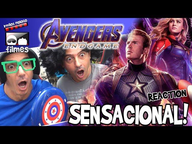  SENSACIONAL Vingadores Ultimato Trailer 3 Reaction - Irmãos Piologo Filmes