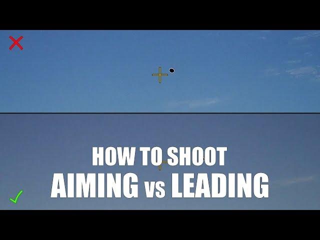 Fundamentals of Shotgun Shooting: Aiming vs Leading