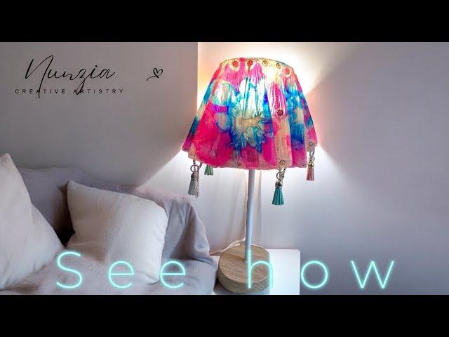 Making a Vintage Resin Lamp Shade from Scratch!