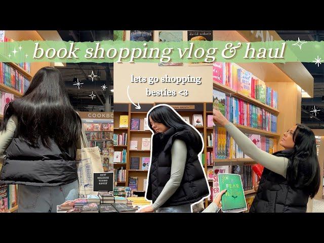 come BOOK SHOPPING with me & haul  bookstore vlog