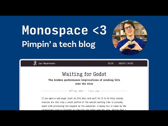 How to treat monospace alike fonts in a tech blog – Typographic Review