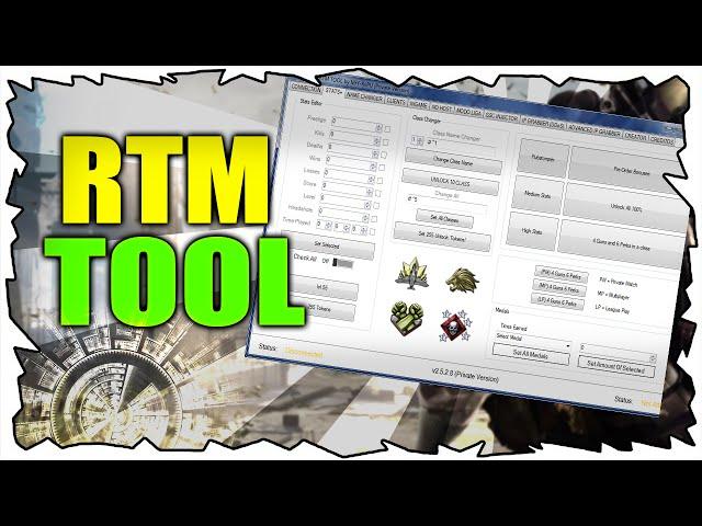 [BO2/1.19] RTM TOOL /Unlock All/Custom Stats/Etc... [CEX/DEX] [PS3] + Download