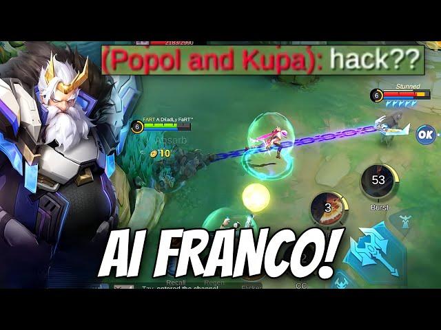 New Franco AI 100% Auto Hook!New Skin | MLBB