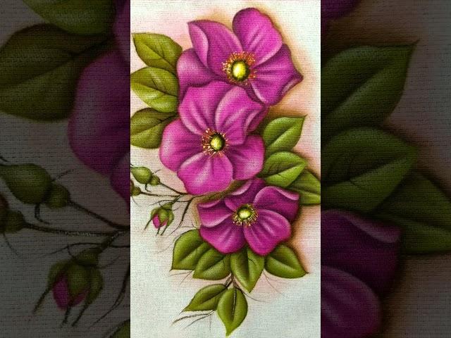 vídeos disponível no canal:pintura de flores em tecido (pano de copa e toalhas)