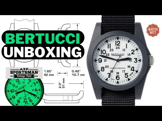 Sold as The Ultimate Field Watch - Bertucci A-3P Sportsman Vintage Field Unboxing