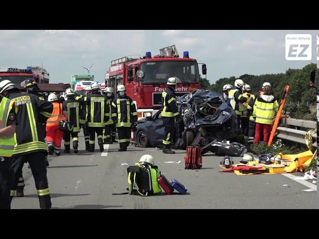 Schwerer Verkehrsunfall auf A31