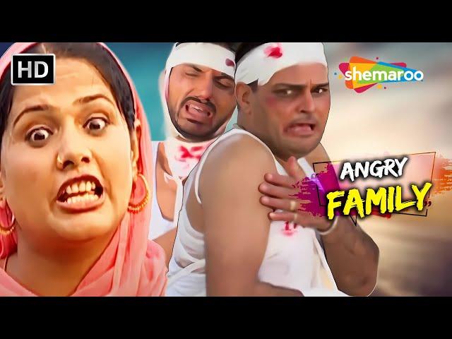 Gurchet Chitarkar Comedy Movie 2024 | Angry Family | Full Comedy Movie | New Punjabi Movie 2024