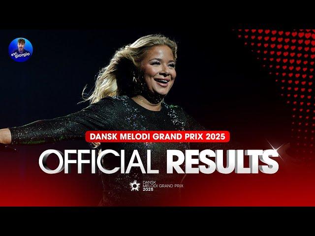  Dansk Melodi Grand Prix 2025: Official Results