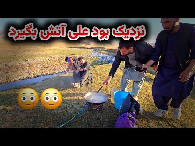 کباب ماهی و قابلی در لب دریا و حرکت به طرف دشت شیوه