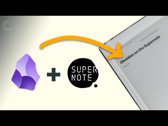 Using Obsidian on the Supernote 