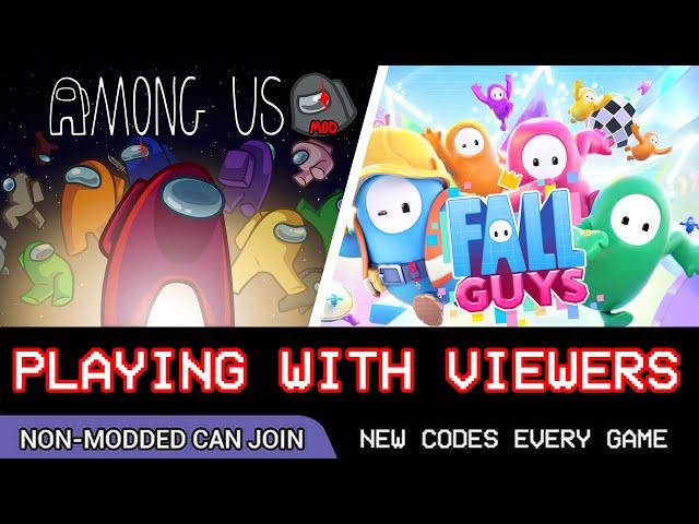 AMONG US / FALL GUYS Live Stream #297 || PLAYING WITH VIEWERS