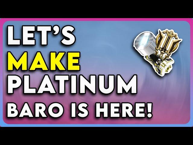 Warframe Let's make some platinum!