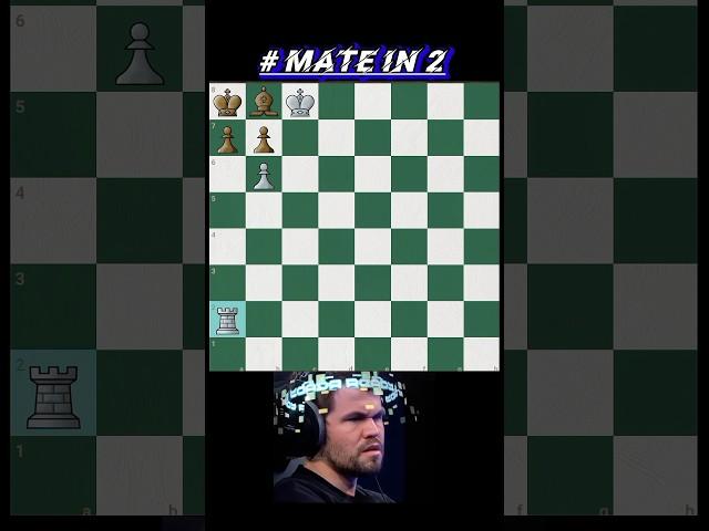 MATE IN 2 ️FORCED MAGNUS REACTIONS  #shorts #short #magnuschess #chess #gautamchess #viralvideo ||