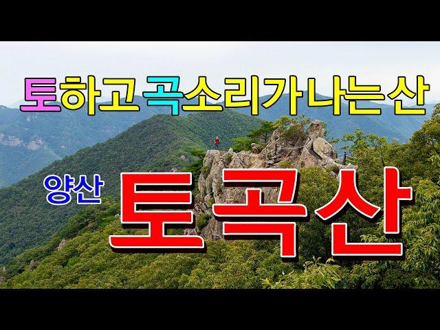 힘들어서 토하고 곡소리가 절로나는  양산 토곡산