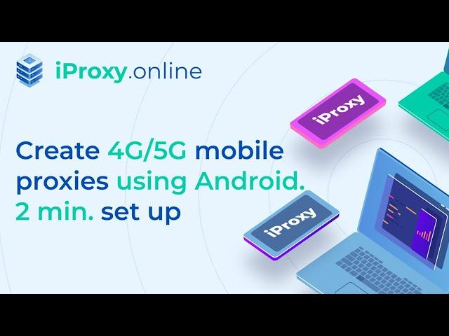 How to make mobile proxies using Android and iProxy.online app. 2 Min. easy setup for everyone