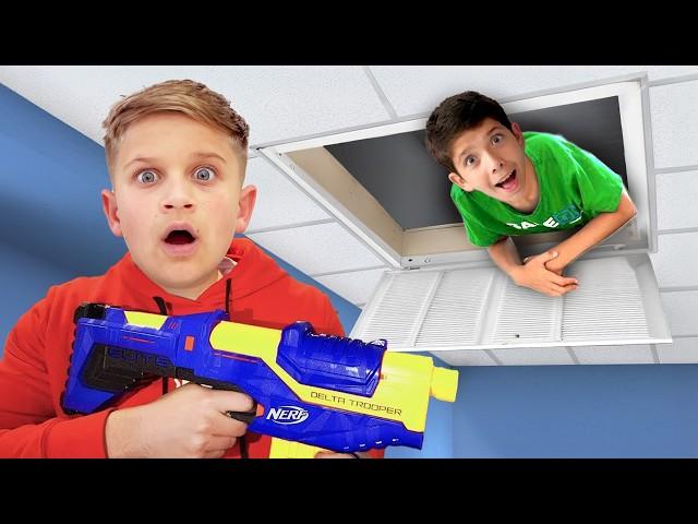 EXTREME NERF HIDE and SEEK 24 Hours in FORTNITE!