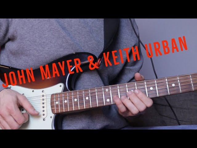 John Mayer & Keith Urban - Till Summer Comes Around - John´s Mid Solo (with Tab)