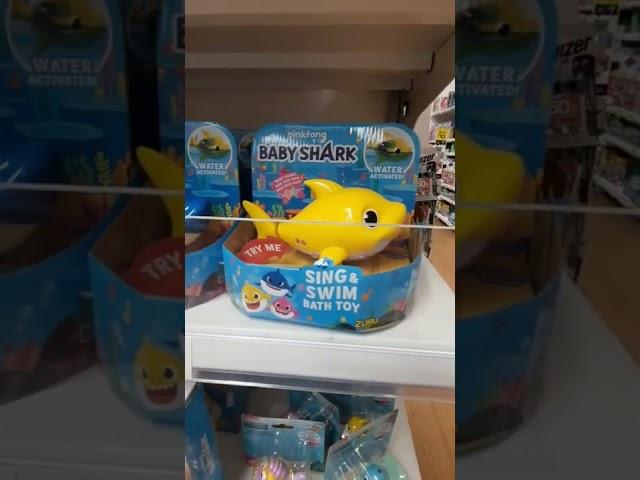 shopping baby shark at Asda