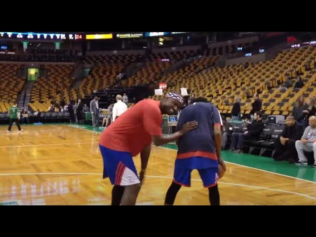 Kwame Brown vs. Nick Young 1-on-1. Kwame Dominates! (2012)