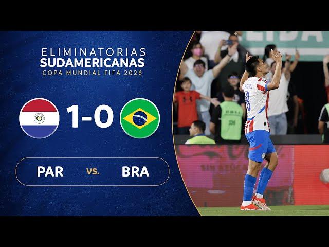 PARAGUAY vs. BRASIL [1-0] | RESUMEN | ELIMINATORIAS SUDAMERICANAS | FECHA 8