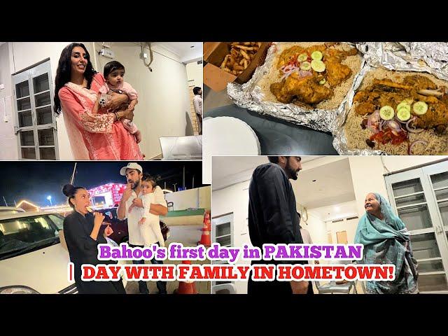 Bahoo's first day Cooking in PAKISTAN |  DAY WITH FAMILY IN HOMETOWN! ️