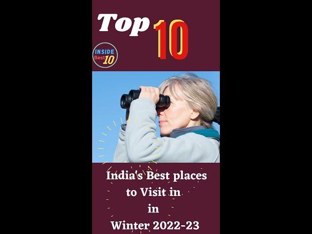 Top 10 best places to visit in winter in India 2022| India's top places to visit in winter | #shorts