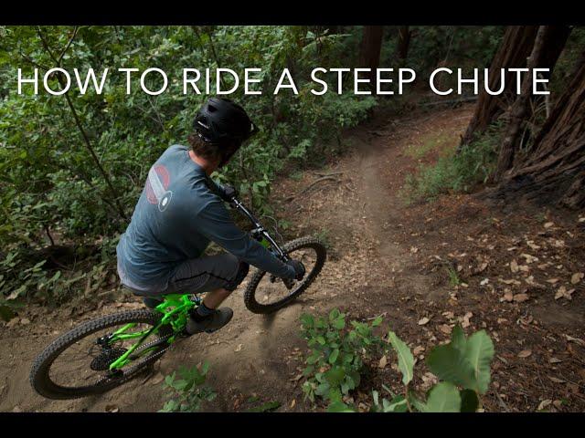 How to ride a steep chute