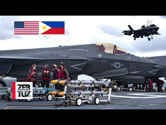 On the Frontline: U.S Marines Prepare F-35B For Indo-Pacific Mission In The Philippine Sea!