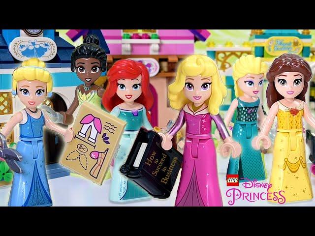 All the princesses have jobs now? LEGO Disney Market Adventure compilation build & review