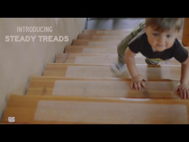 Stair Safety tape at home for elderly dogs kids babies by Steady Treads