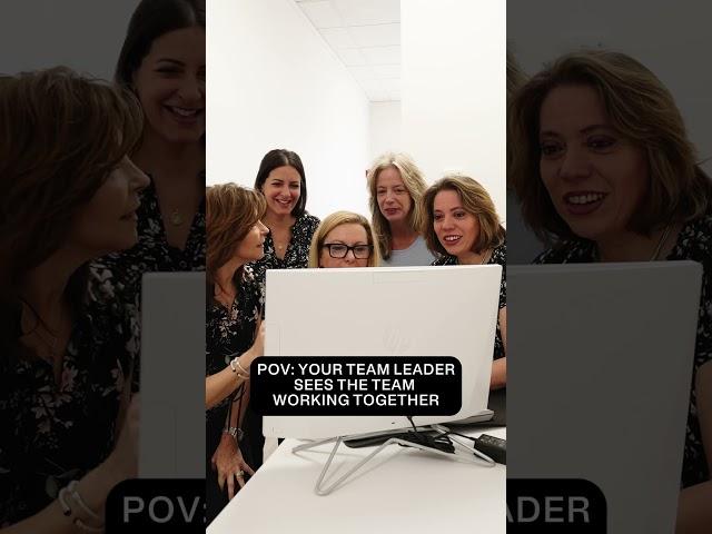 When The Team Leader Sees The Team Working Together!  #realestate #teamrita