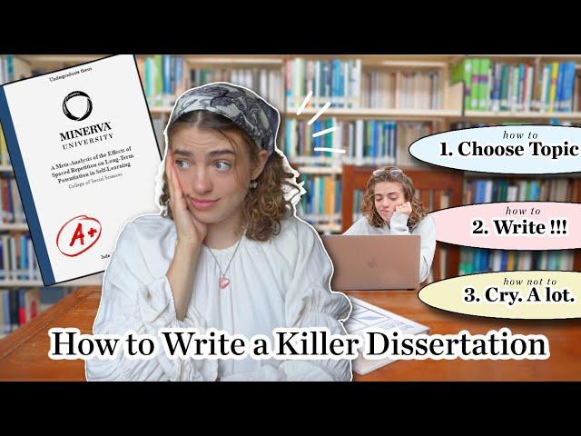 How to Write Your Dissertation / Thesis FAST! | Everything I Wish I Knew 