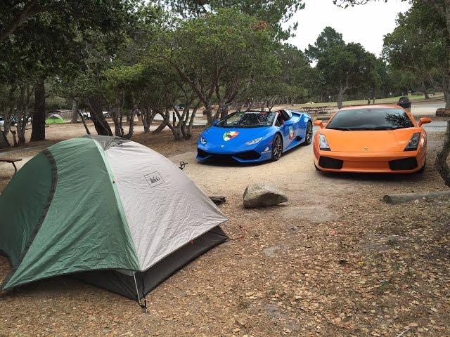 DoctaM3 brought his Lamborghini Huracan to the Campground!