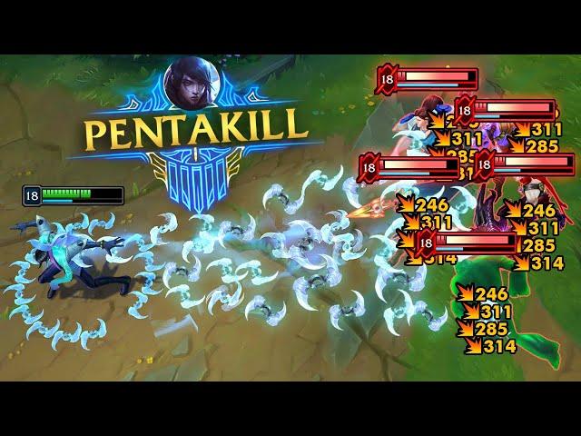 TOP 40 INSANE LEAGUE OF LEGENDS PENTAKILLS OF 2024!