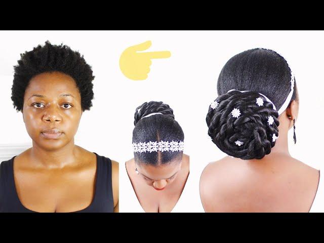 EASY BRIDAL HAIRSTYLE FOR NATURAL HAIR by Yasser K