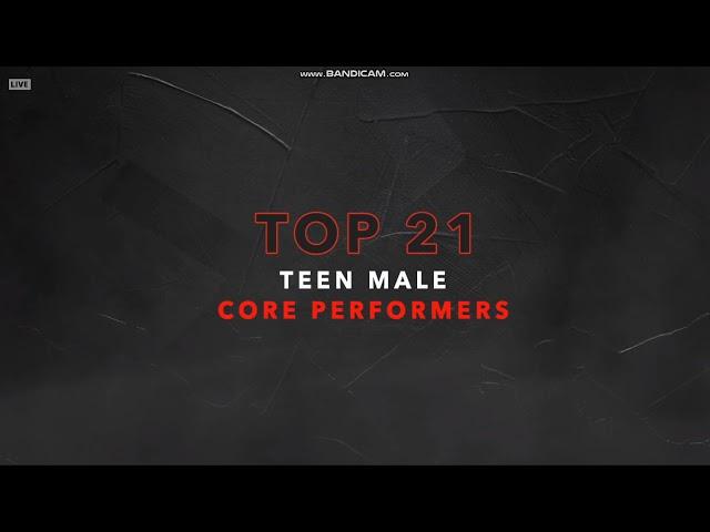 Radix Teen Male Core Performer Top 10 & 20 Announcement