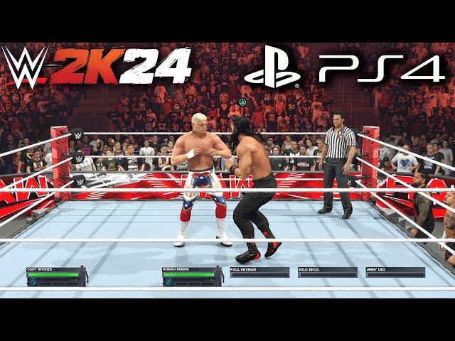 WWE 2K24 - PS4 Gameplay